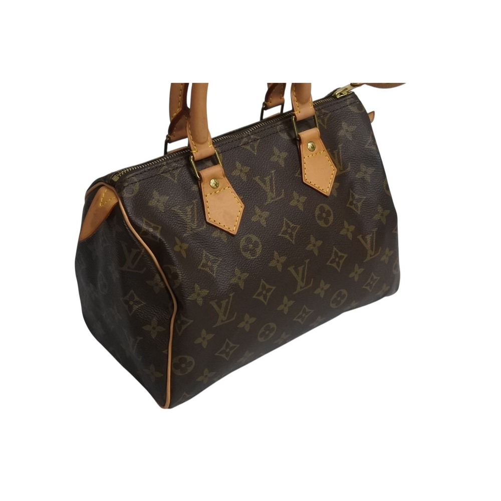 LOUIS VUITTON Speedy Handbag Monogram Leather Brown - Picture 4 of 9